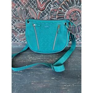 Pre-loved Teal Lug Swivel Convertible Crossbody